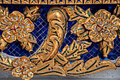 Bangkok Wat Pho, decoration detail. 